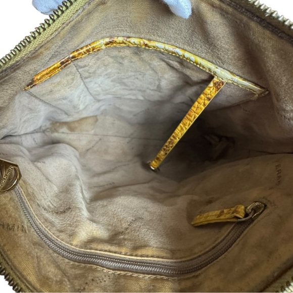 Brahmin Katie Crossbody Canary Yellow Ombré Bag - Picture 8 of 15